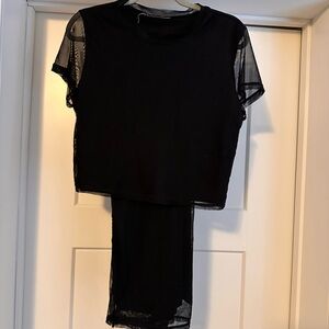 No Boundaries Black Mesh Outfit